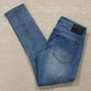 Buffalo David Bitton Max-X Jeans Mens 30x30 Skinny Fit Medium Wash Stretch Denim